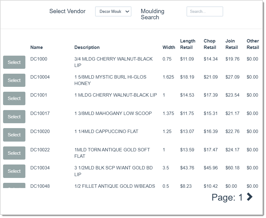 Image displaying the Moulding window of the LifeSaver software.