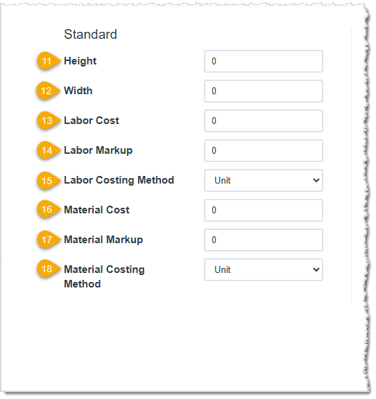 Image showing the Standard Service / Special details of the LifeSaver software.