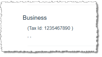 Example of a Tax ID on the Customer Details page in the LifeSaver software.