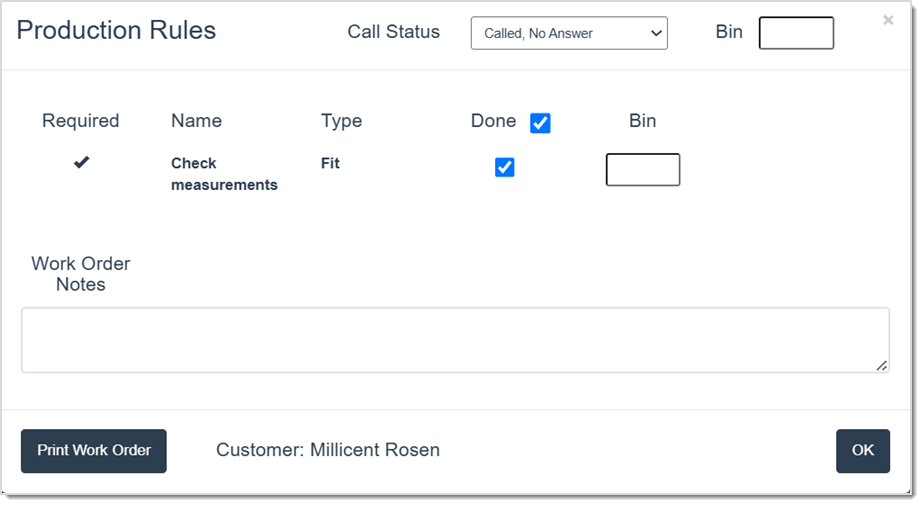 Work Order Stack Working With Work Orders