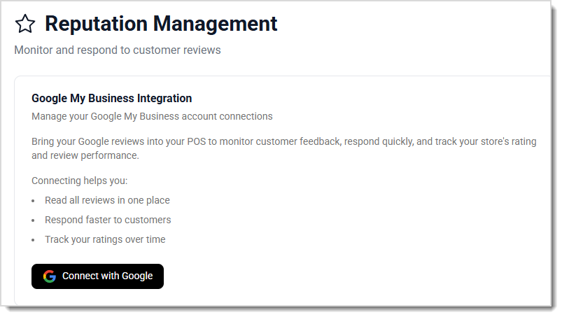 Image showing the Reputation Management page with integration information for the LifeSaver Software system.